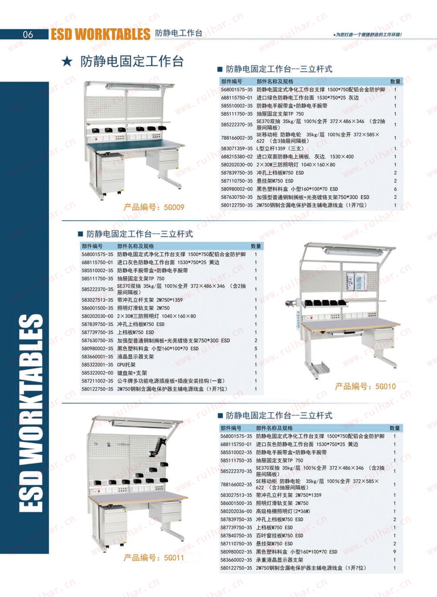 防静电工作台,ESD工作台,防静电工作桌