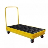 两桶型化学品|油品聚乙烯防盛漏平台推车