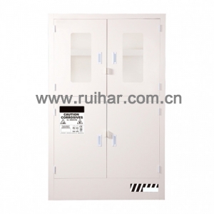 强腐蚀性化学品安全柜/带钢化玻璃窗 48加仑/181升