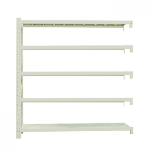 中型货架副架2000×600×2500mm(五层,500kg/层,白色)