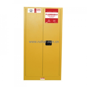 60加仑 黄色手动钢制安全存储柜 RHC0060 W860×D860×H1650