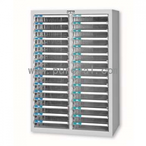 落地型塑料抽屉文件柜A4双排，A4G-230