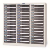 落地型塑料抽屉文件柜A4三排，A4G-345