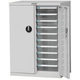 落地型带门塑料抽屉文件柜，B4H-220D