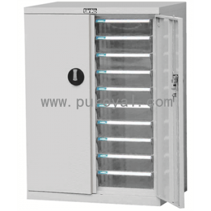 落地型带门塑料抽屉文件柜，B4H-220D