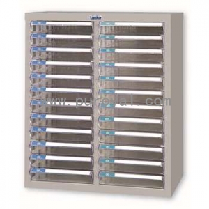 落地型塑料抽屉文件柜A4双排，A4G-224