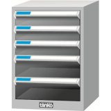 桌上型塑料抽屉文件柜B4单排，B4HG-10203