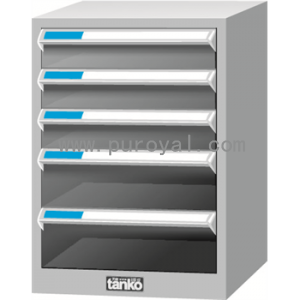 桌上型塑料抽屉文件柜B4单排，B4HG-10203